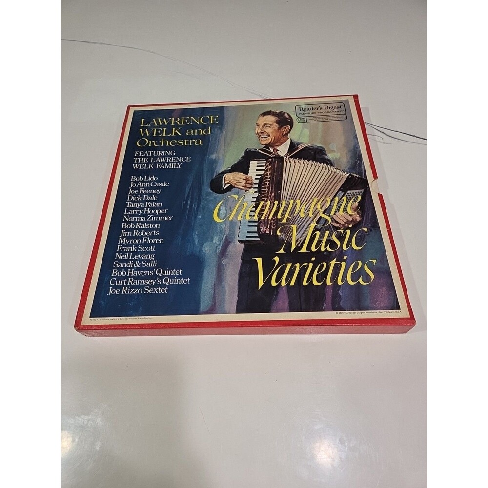 Lawrence Welk, CHAMPAGNE MUSIC VARIETIES, RCA/Readers Digest, 6-LP Box Set New